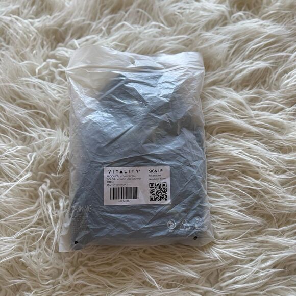 Vitality Activate Zip Bra Midnight Lime Contrast Size Large - Picture 3 of 12